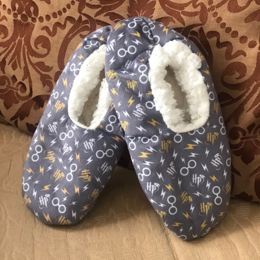 Harry Potter slippers girls S-M Gray